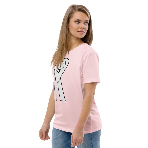 Ear Logo Unisex organic cotton t-shirt - Image 64