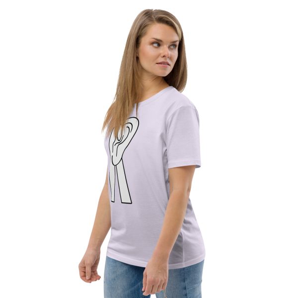 Ear Logo Unisex organic cotton t-shirt - Image 72