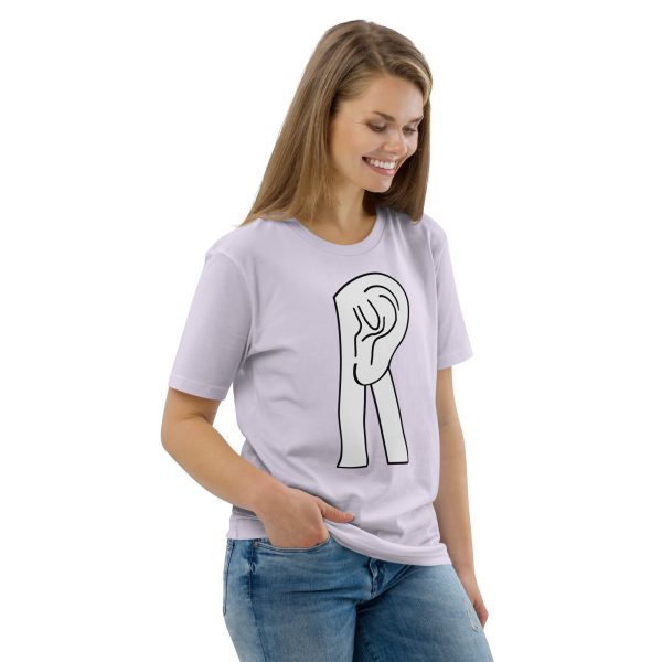 Ear Logo Unisex organic cotton t-shirt - Image 73